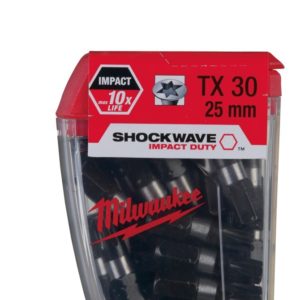 Milwaukee Shockwave 25mm TX30 (25 Stuks)