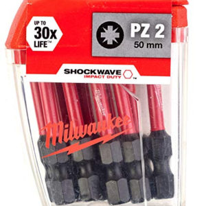 Milwaukee Shockwave 50mm PZ2 (10 Stuks)