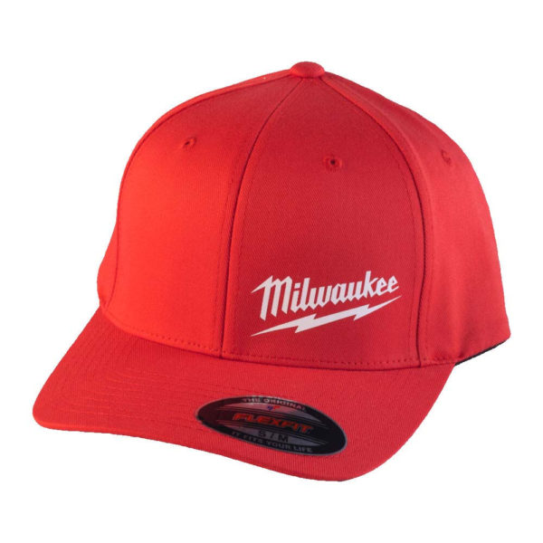 Milwaukee Werk Pet Baseball Cap– Rood– Maat L/XL