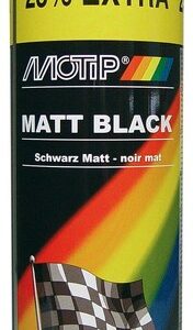 MoTip 04006 Lakspray - Zwart - Mat - 500ml