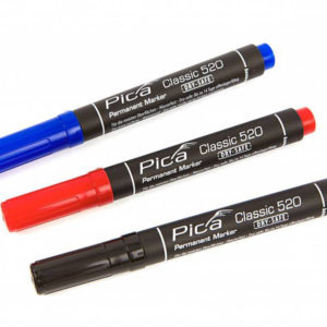 PICA 520/40 PERMANENT MARKER 1-4 mm rond ROOD