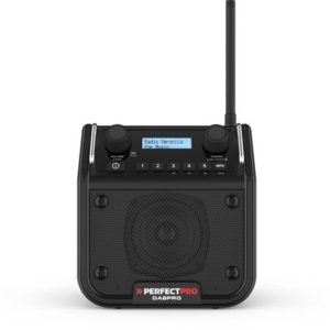 PerfectPro DABPRO2 Bouwradio - FM RDS - DAB+ - Aux-in - Werkt Op Netstroom&Batterij