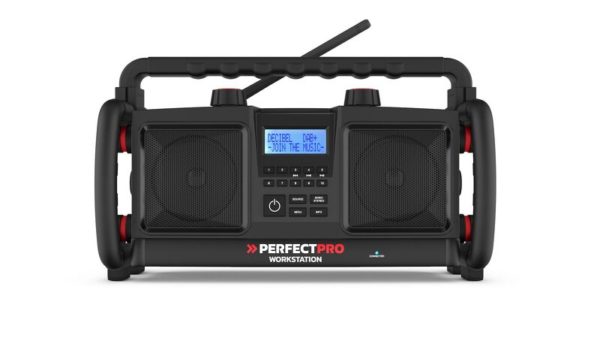 PerfectPro WS3 Workstation 3 Bouwradio - FM RDS - DAB+ - Bluetooth - Aux-in - Werkt Op Netstroom&Batterij