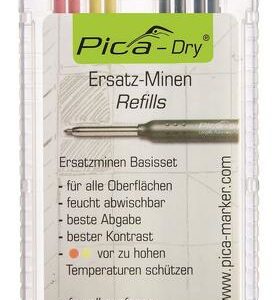 Pica 4020 Dry Navulling - Grafiet/Rood/Geel (8st)