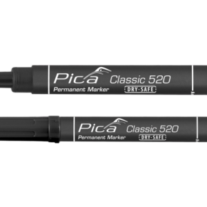 Pica 520/46-10 Permanent Marker - Rond - Zwart - 1-4mm (10st)