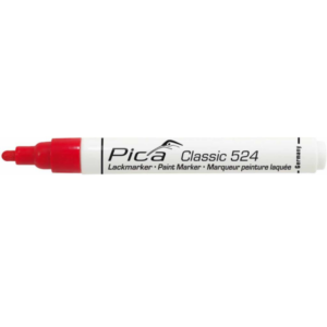 Pica 524/40-10 Lakmarker - Rond - Rood - 2-4mm (10st)