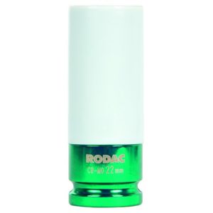 RODAC 1/2"krachtdop 22mm met beschermhoes