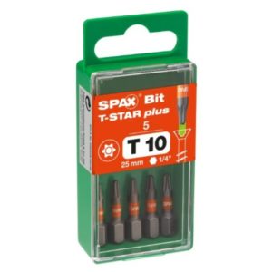 SPAX 5000009192109 Bit T-STAR Plus T10 - Blister Met 5 Stuks