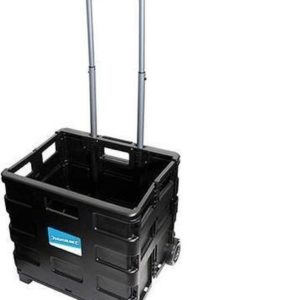 Silverline Inklapbare trolley met krat