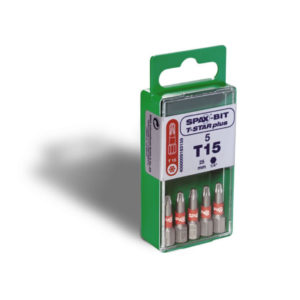 Spax Schroefbit T-Star Plus Torx 15 - Set Van 5 Stuks