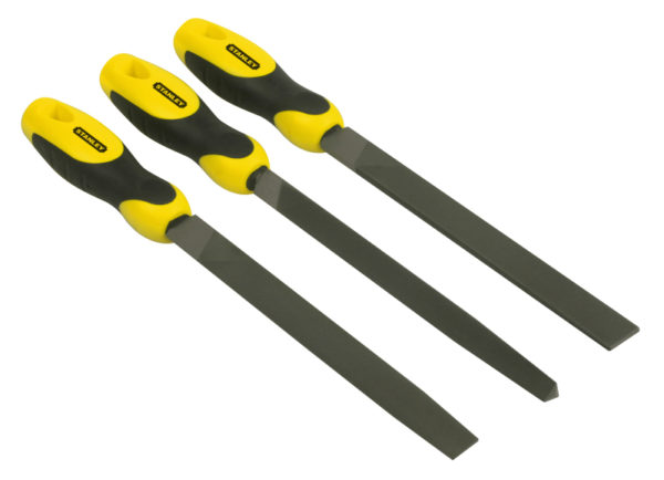 Stanley 0-22-464 Vijlenset Halfzoet 3 Delig 200mm