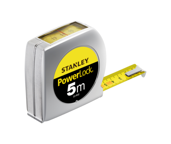 Stanley 0-33-932 Rolmaat Met Kijkvenster - 5m X 19mm