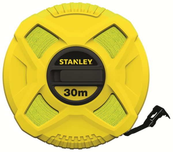 Stanley 0-34-297 Landmeter Fiberglas Met Gesloten Kast - 30m - 12