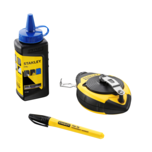 Stanley 0-47-681 FatMax Slaglijnmolen Kit Met Slaglijnpoeder En Markeerstift - 30m