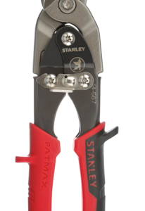 Stanley 2-14-567 Blikschaar Zware Bekken - Links - 250mm - Rood