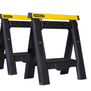 Stanley STST1-70559 Kunststof Schragen - Hoogte En Breedte Verstelbaar - Draagcapaciteit 454 Kg (set Van 2 Stuks)