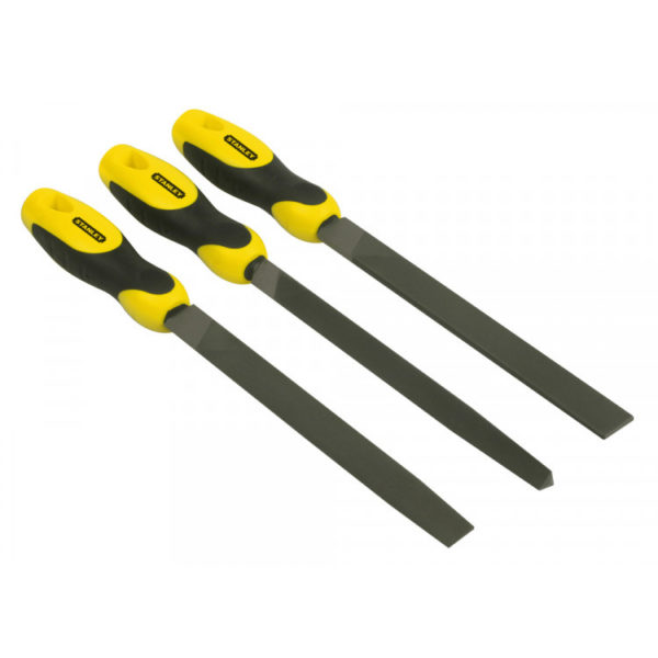 Stanley set vijlen 3-delig halfzoet 200 mm