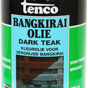 Tenco Bangkirai Olie - 1L - Dark Teak