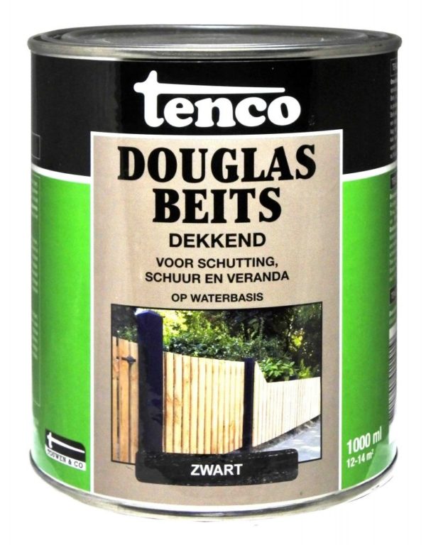 Tenco Douglas Beits Dekkend Zwart - 1 liter