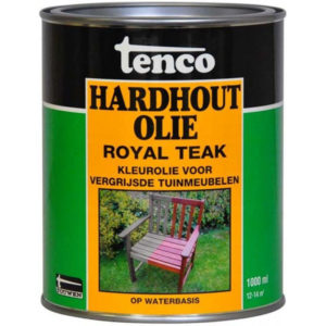 Tenco Hardhoutolie Royal Teak Waterbasis - 1 Liter