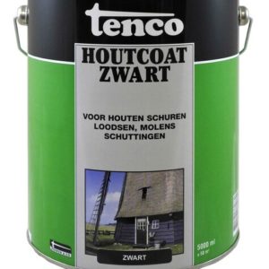 Tenco Houtcoat Teervrij - 5L - Zwart