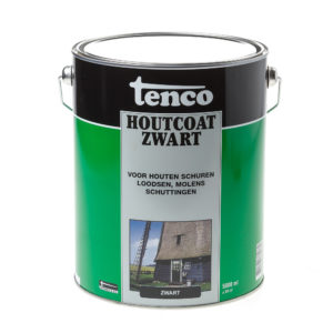 Tenco Houtcoat Zwart - 5 liter