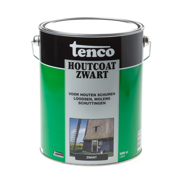 Tenco Houtcoat Zwart - 5 liter