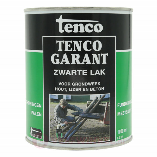 Tenco Tencogarant Zwarte Lak - Voor grondwerk - 1 Liter