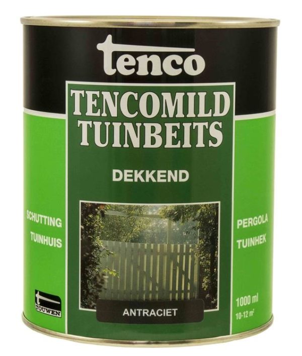 Tenco Tencomild Dekkend Antraciet - Tuinbeits - 1 Liter