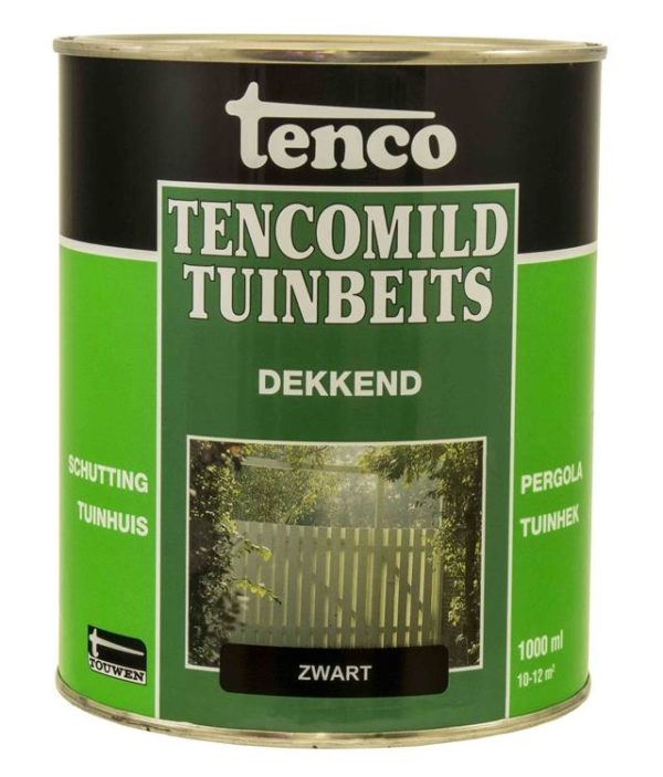 Tenco Tencomild Dekkend Zwart - Tuinbeits - 1 Liter