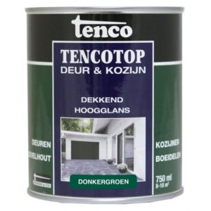 Tencotop Deur&Kozijn Dekkend Hoogglans Donkergroen - 750 ml