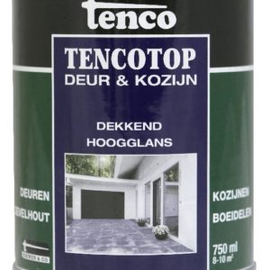 Tencotop Deur&Kozijn Dekkend Hoogglans RAL 9001 Crème Wit - 750 ml