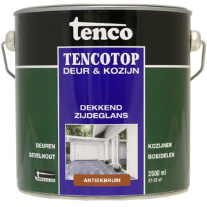 Tencotop Deur&Kozijn Dekkend Zijdeglans Antiekbruin - 2