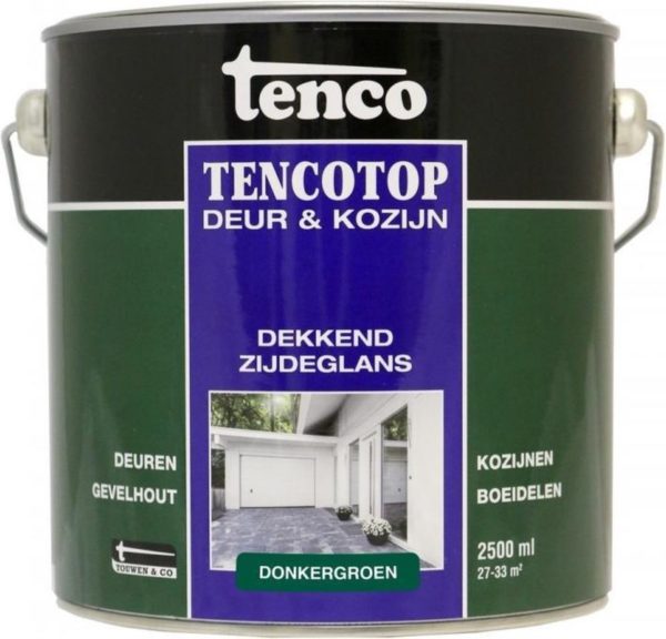 Tencotop Deur&Kozijn Dekkend Zijdeglans Donkergroen - 2