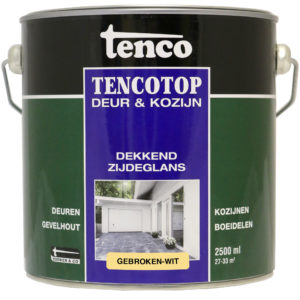 Tencotop Deur&Kozijn Dekkend Zijdeglans Gebroken Wit - 2