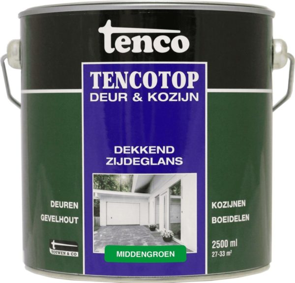 Tencotop Deur&Kozijn Dekkend Zijdeglans Middengroen - 2