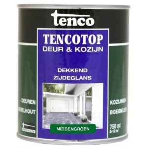 Tencotop Deur&Kozijn Dekkend Zijdeglans Middengroen - 750 ml