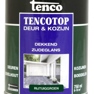 Tencotop Deur&Kozijn Dekkend Zijdeglans Rijtuiggroen - 750 ml