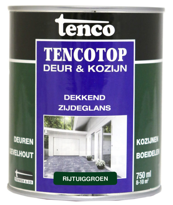 Tencotop Deur&Kozijn Dekkend Zijdeglans Rijtuiggroen - 750 ml