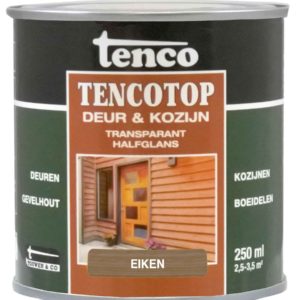 Tencotop Deur&Kozijn Transparant Halfglans Eiken - 250 ml