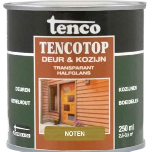 Tencotop Deur&Kozijn Transparant Halfglans Noten - 250 ml