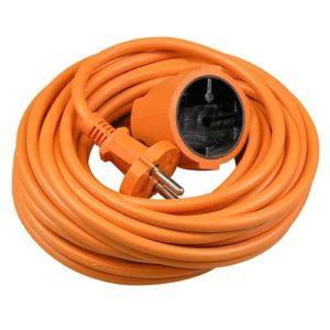 Verlengsnoer 10m1 oranje tuinkabel IP44 - Voor Elektrische tuinmachines