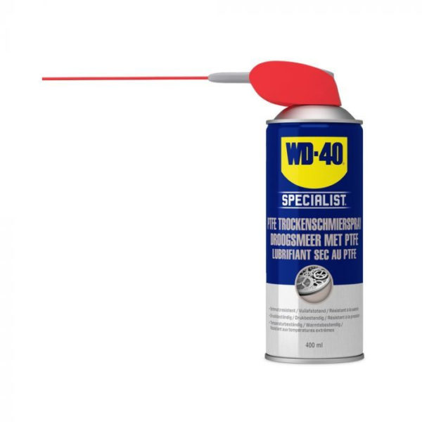 WD-40 Multispray  PTFE Droogsmeerspray Smart-Straw Zilver- 400 Ml Met Spuit Rietje