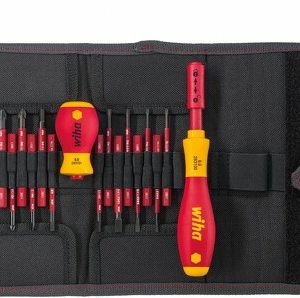 Wiha 2831 T18 SlimVario Schroevendraaierset In Etui - 18 Delig - PH/PZ/Sleuf/Torx/Hex