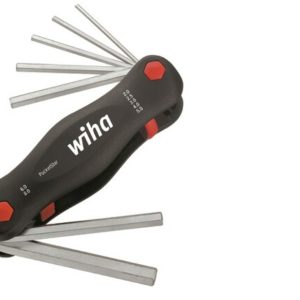 Wiha 351 PG7 7-delige Mini PocketStar Inbussleutelset - Uitklapbaar Model - 2-8mm