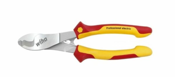 Wiha Z50306 Kabelknipper Professional Electric Met In- En Uitschakelbare Openingsveer- 180 Mm